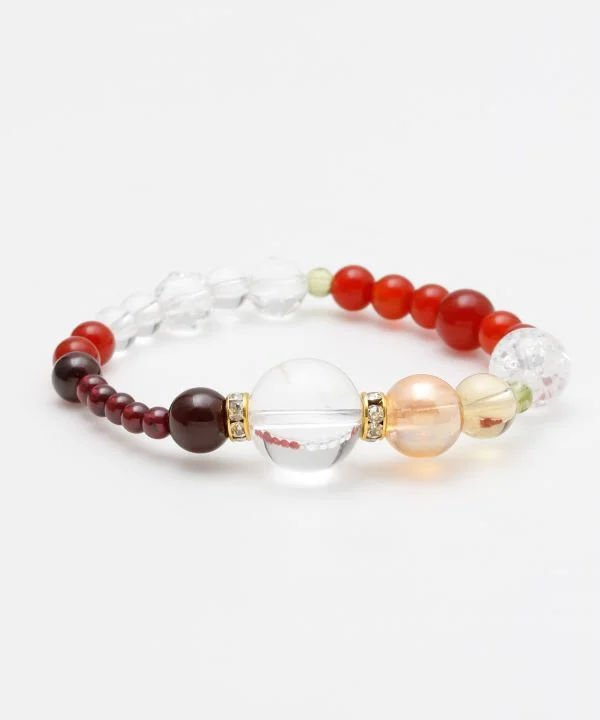 ladies-statement-diamond-bracelets-TAKOU - Garnet Bracelet