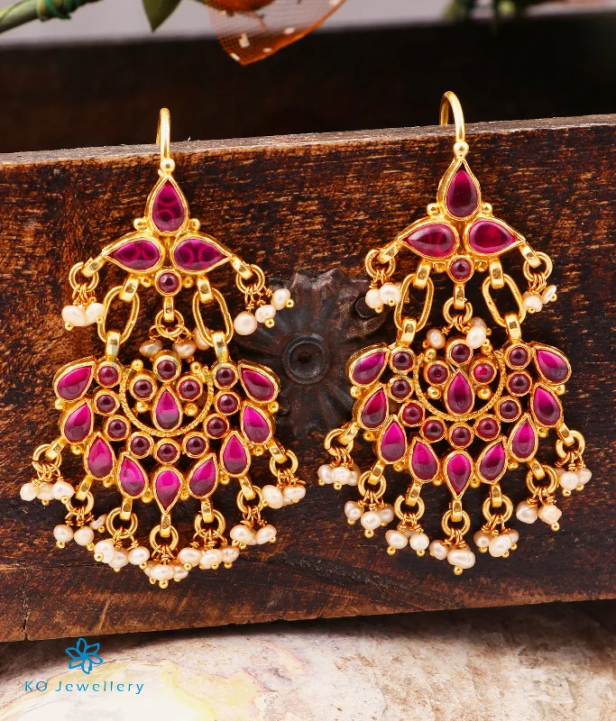 Ladies earrings for lazy vibes -The Prahara Silver Earrings