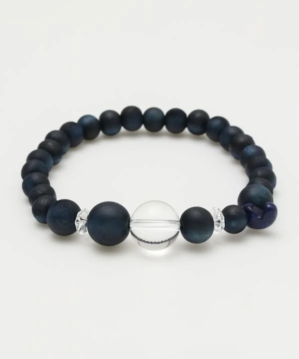 ladies-infinity-diamond-bracelets-AIZOME Cypress x MAGATAMA Sodalite Bracelet