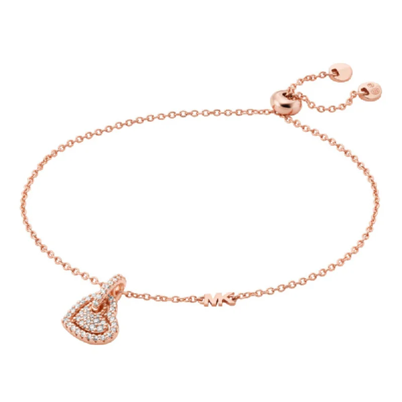 ladies-crystal-tassel-bracelets-Women Premium Rose Gold Bracelet