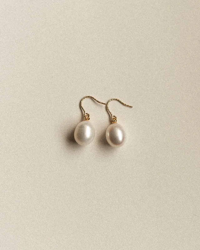 Ladies earrings for singers -Audrey Pearl Earrings II