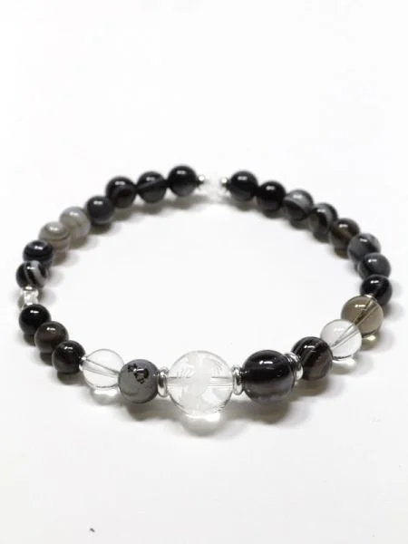 ladies-crystal-chain-bracelets-RYUJIN - Eye Agate Bracelet