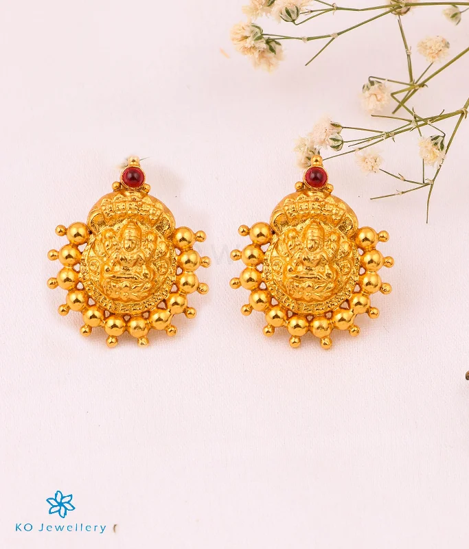 Ladies earrings for dreamers -The Avahati Silver Lakshmi Earrings