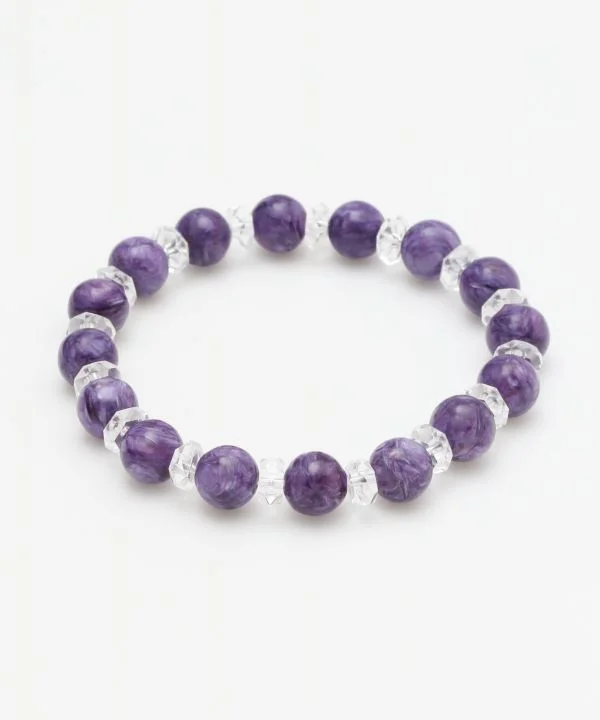 ladies-bohemian-cuff-bracelets-8mm Charoite Bracelet