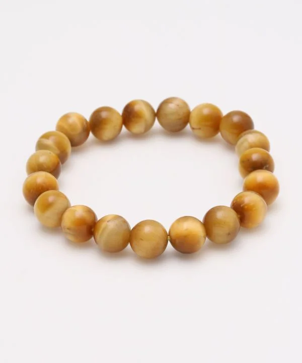 ladies-unique-diamond-bracelets-3A Grade 10mm Golden Tiger Eye Bracelet